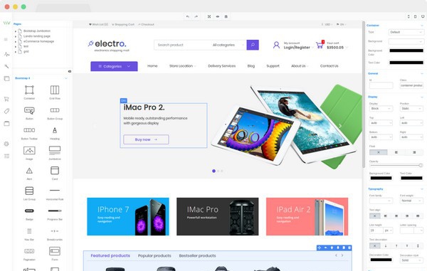VvvebJs(网页设计工具) v2.5