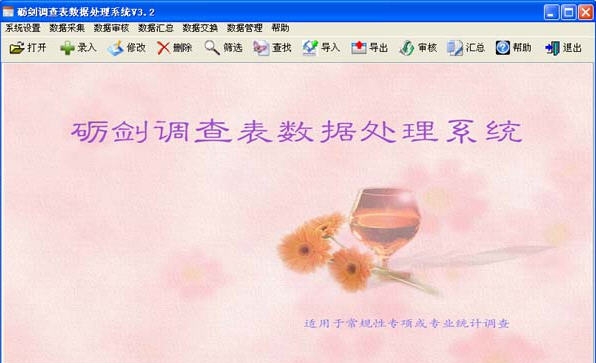 砺剑调查表数据处理系统 v9.0
