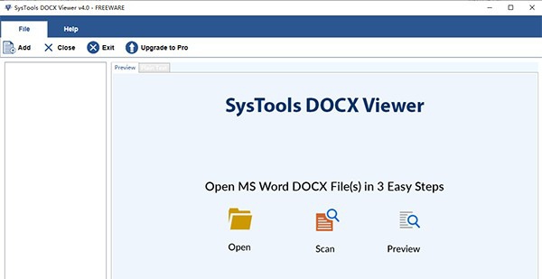 SysTools DOCX Viewer(文件查看工具) v4.5