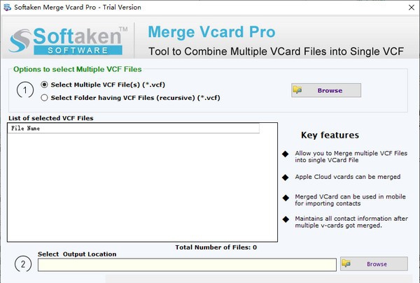 Softaken Merge Vcard Pro(文件合并处理软件) v1.4