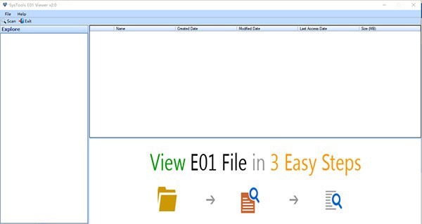 SysTools E01 Viewer(文件查看工具) v2.3
