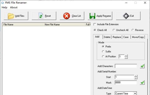 FMS File Renamer(文件批量重命名软件) v2.1.12