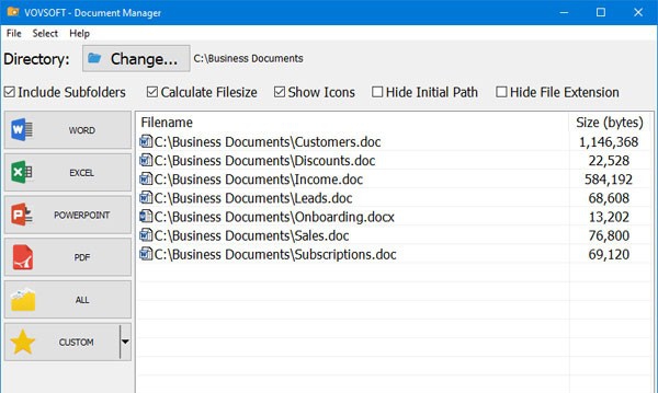 VovSoft Document Manager(文档管理工具) v1.9