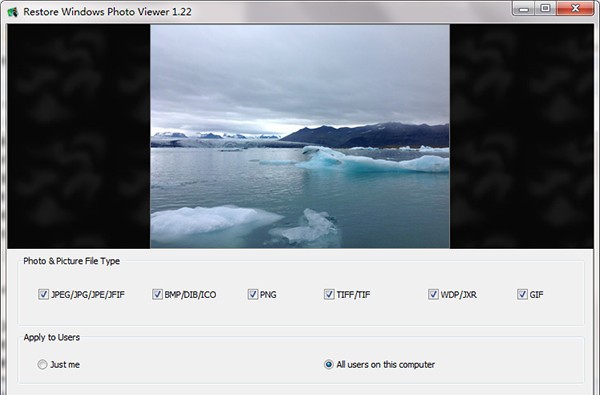 Restore Windows Photo Viewer(照片查看工具) v1.27