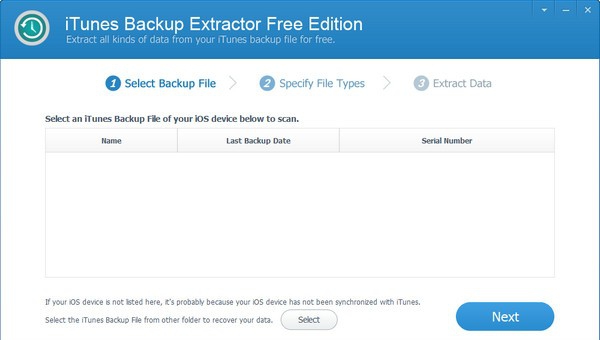 iTunes Backup Extractor Free Edition(iTunes备份提取器) v1.5.8.13