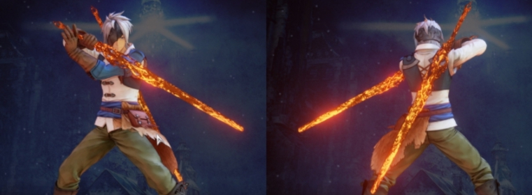 破晓传说男主奥尔芬赤炎双剑MOD v1.4