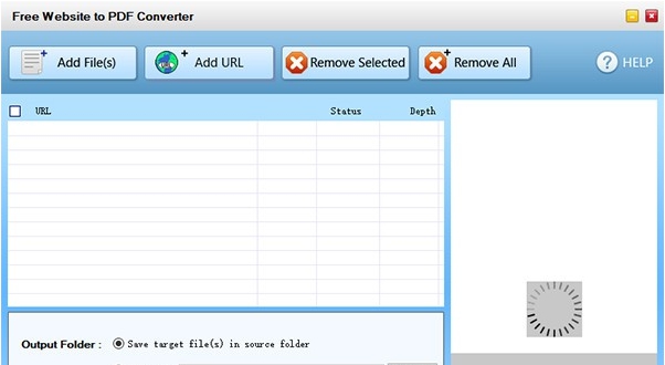 Free Website to PDF Converter(文件格式转换软件) v1.3