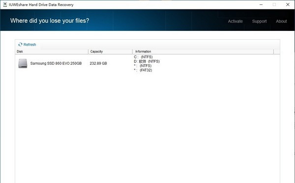 IUWEshare Hard Drive Data Recovery(硬盘数据恢复软件) v7.9.9.13
