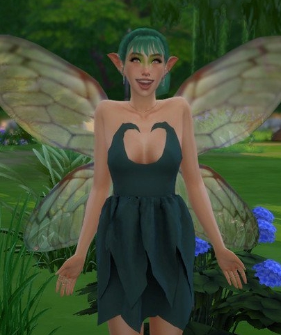 模拟人生4尖边荷叶边仙女裙MOD v1.7