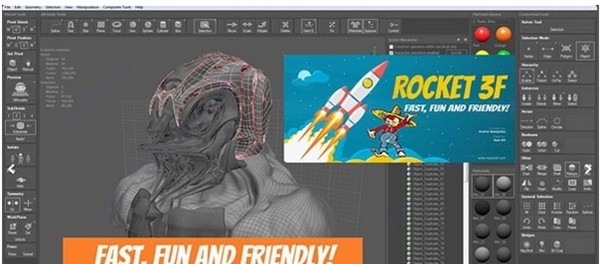 Rocket 3F(多边形建模软件) v1.14
