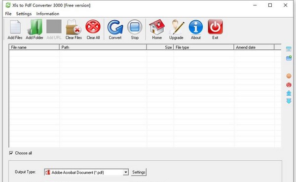 Xls to Pdf Converter 3000(xls转pdf工具) v7.12