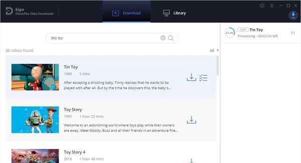 Kigo DisneyPlus Video Downloader(视频下载工具) v1.0.5