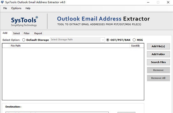 SysTools Outlook Email Address Extractor(邮箱处理工具) v4.5
