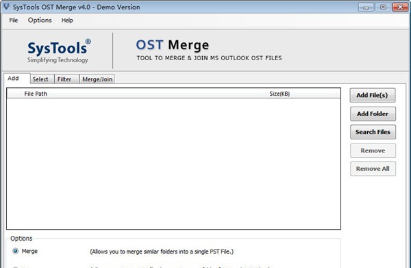 SysTools OST Merge(文件合并工具) v4.5