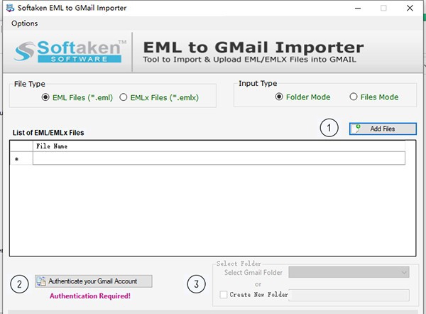 Softaken EML to GMail Importer(邮件导入工具) v1.5