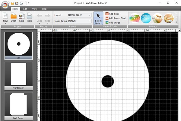 AVS Cover Editor(光盘封面设计工具) v2.0.8