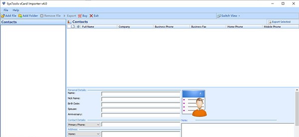SysTools vCard Importer(文件导入工具) v4.5