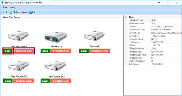 SysTools Hard Drive Data Viewer Pro(文件恢复工具) v15.5