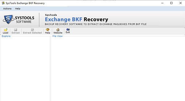 SysTools Exchange BKF Recovery(数据恢复工具) v1.4