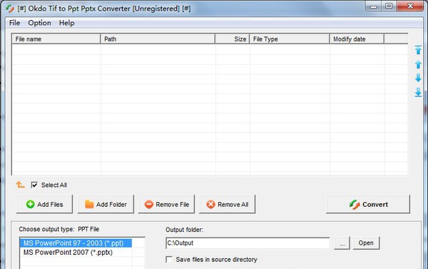 Okdo Tif to Ppt Pptx Converter(TIFF转PPT工具) v5.10