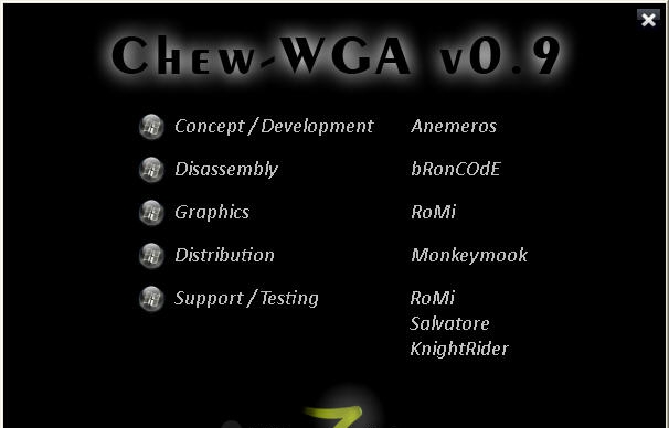 chew wga激活工具 v0.15