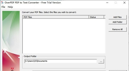 OverPDF PDF to Text Converter(PDF转TXT转换器) v1.5