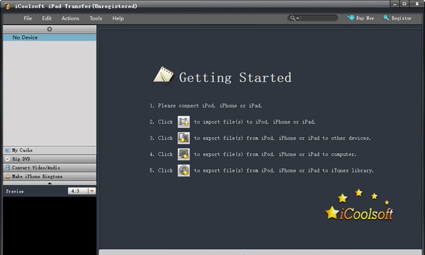 iCoolsoft iPad Transfer(iPad数据传输工具) v3.1.25