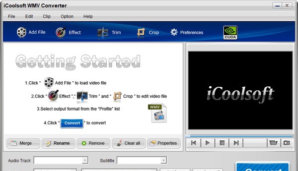 iCoolsoft WMV Converter(WMV视频格式转换器) v3.1.17