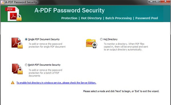 A-PDF Password Security(PDF文件加密工具) v4.9