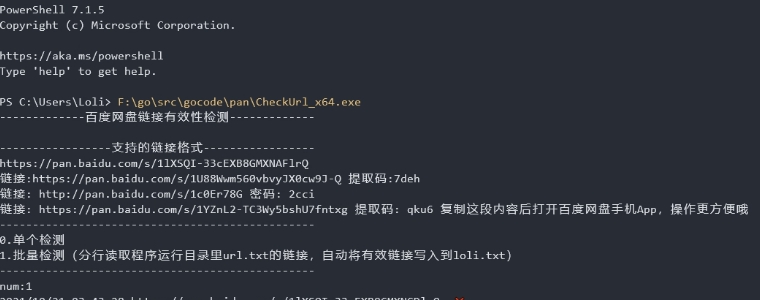 百度网盘资源链接有效性检测工具 v1.7
