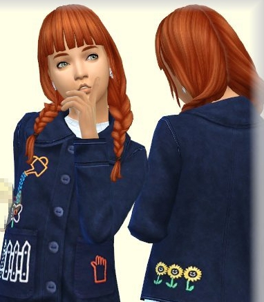 模拟人生4女孩可爱蜡笔夹克MOD v1.2