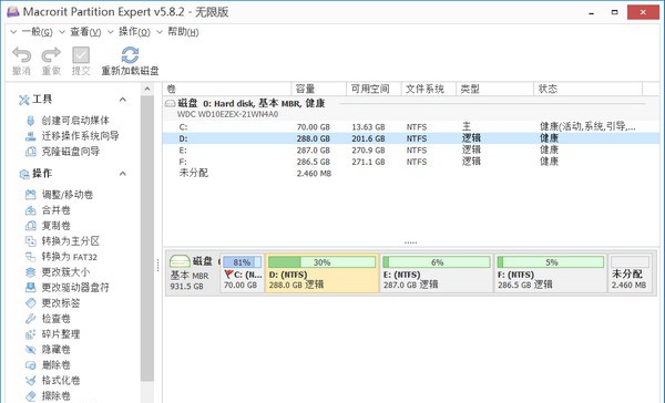 Macrorit Partition Expert(硬盘分区工具) v5.8.7