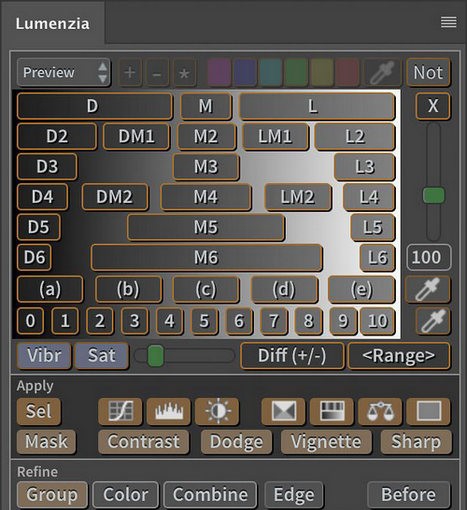 Lumenzia(亮度遮罩面板插件) v9.2.6