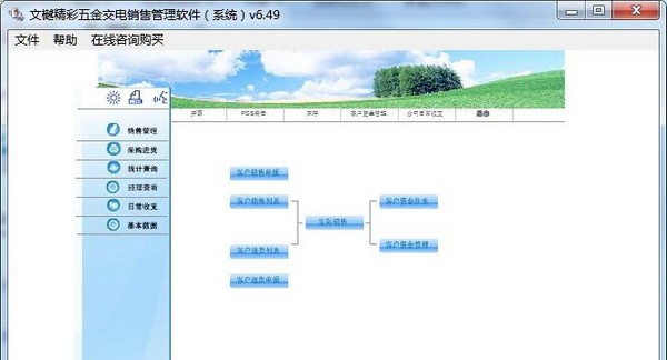 文樾五金交电销售管理系统 v6.55