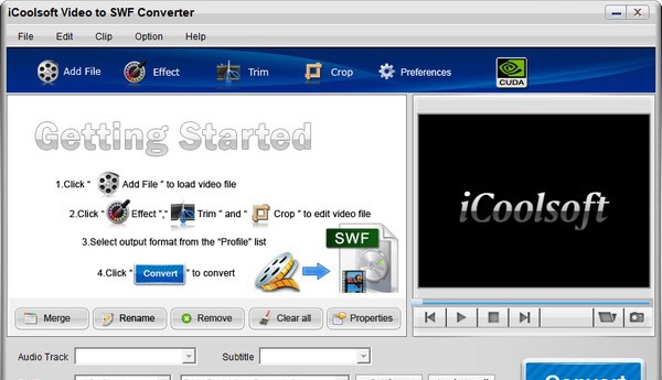 iCoolsoft Video to SWF Converter(视频转换软件) v3.1.17