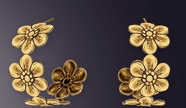 模拟人生4金色印花耳环MOD v1.4