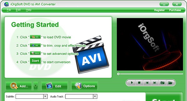 iOrgSoft DVD to AVI Converter(光盘转换工具) v3.4.13