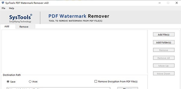 SysTools PDF Watermark Remover(PDF文件处理软件) v4.3