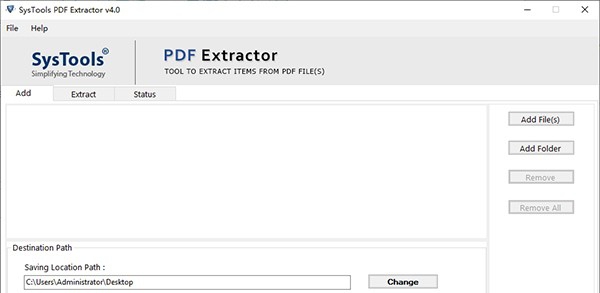 SysTools PDF Extractor(PDF文件提取软件) v4.5