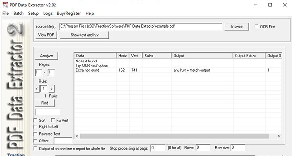 PDF Data Extractor(PDF数据提取软件) v2.10