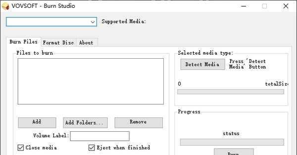 VOVSOFT Burn Studio(轻量级光盘刻录软件) v1.12