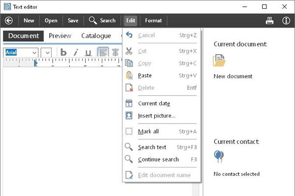 Softwarenetz Text editor(文本处理软件) v1.34