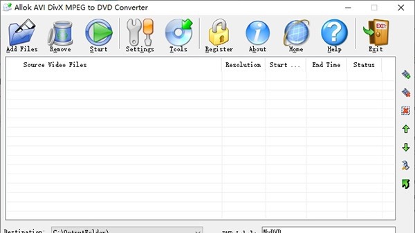 Allok AVI DivX MPEG to DVD Converter(视频格式转换工具) v2.6.0514