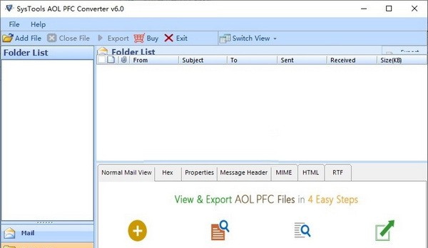 SysTools AOL PFC Converter(邮件格式转换工具) v6.3