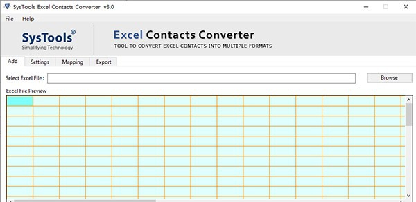 SysTools Excel Contacts Converter(文件格式转换工具) v3.3