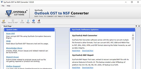 SysTools OST to NSF Converter(邮件格式转换工具) v1.6