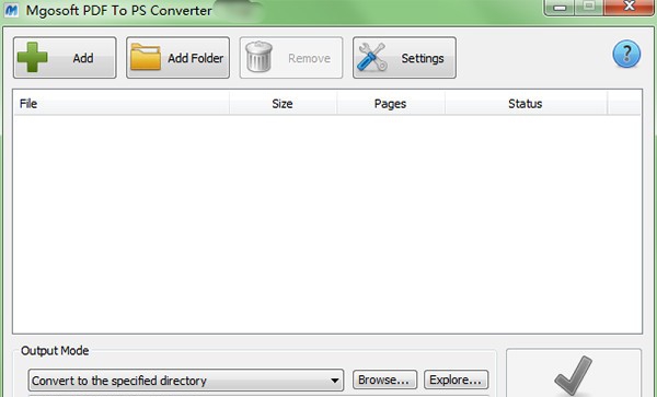 Mgosoft PDF To PS Converter(PDF文件转换工具) v8.3.12