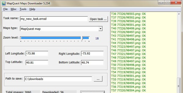 Mapquest Maps Downloader(地图下载工具) v5.240
