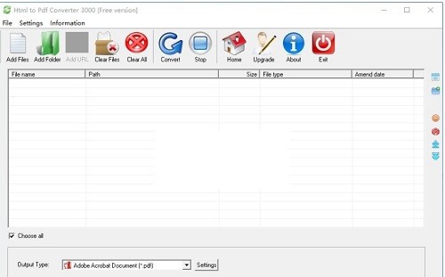 Html to Pdf Converter 3000(HTML转PDF转换器) v1.6