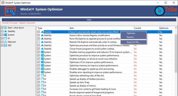 WinExt System Optimizer(电脑系统优化工具) v1.8